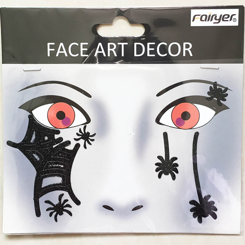 Halloween children adult people face sticker HW-EYE-003