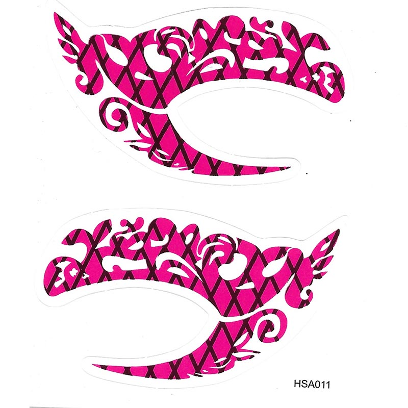 HSA011 left and right eye temporary tattoo sticker