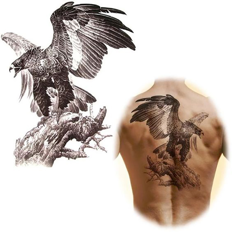 CHA001-012 Big Picture Back Tattoo Sticker