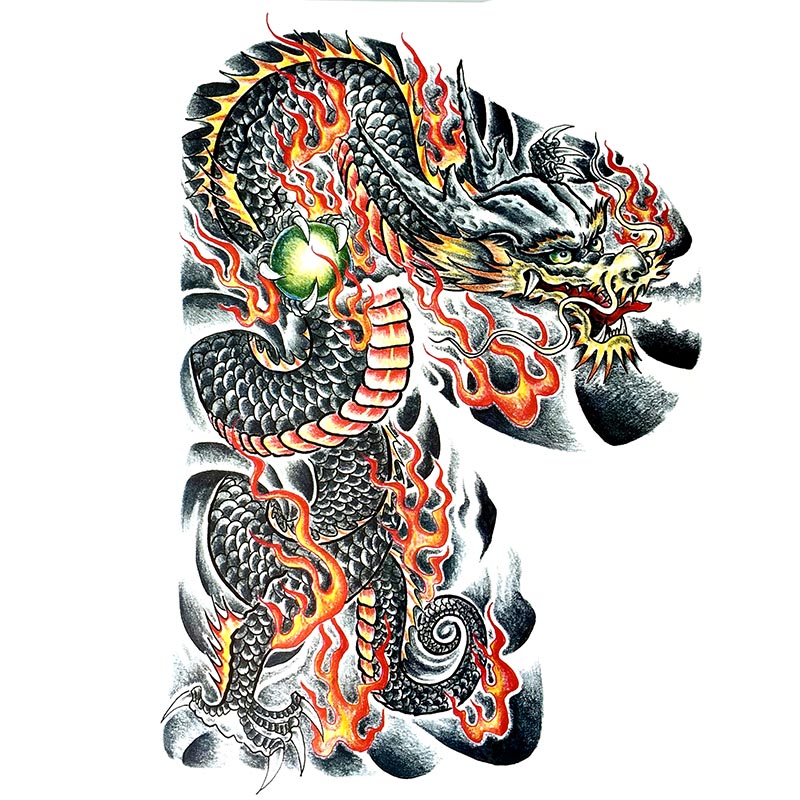 CHB01-11 Half-should tattoo sticker