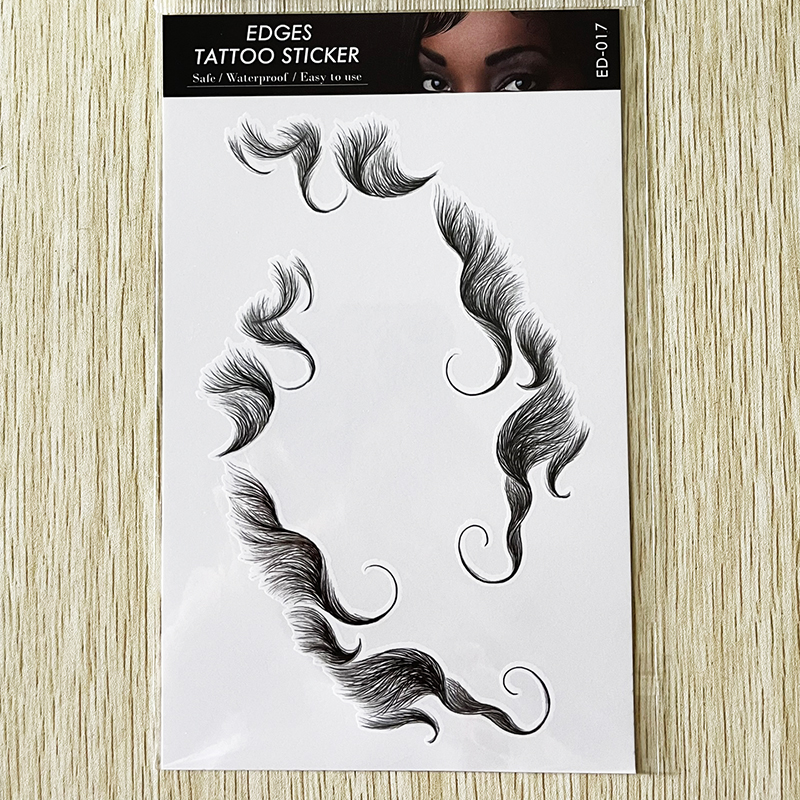 Hair Edges Tattoo Stickers