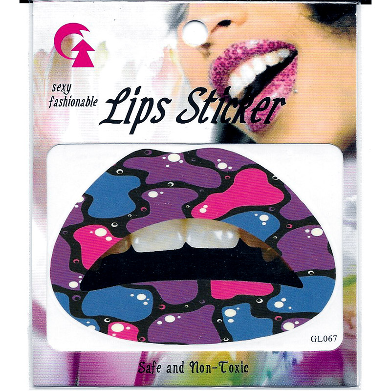 GL061-080 Temporary lip tattoo sticker