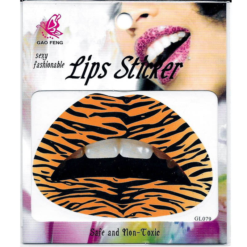 GL061-080 Temporary lip tattoo sticker