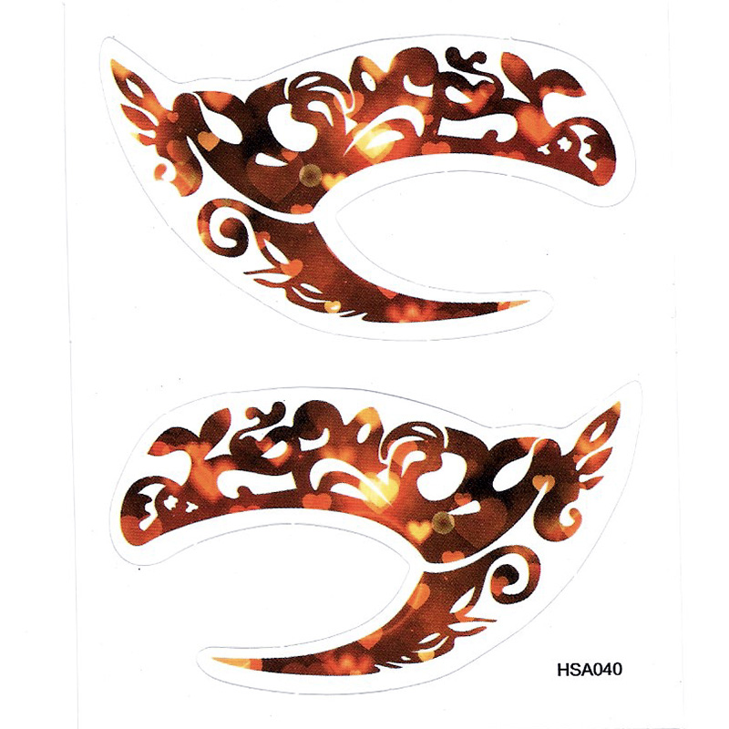 HSA040 Lady's party makeup eye waterproof temporary tattoo sticker