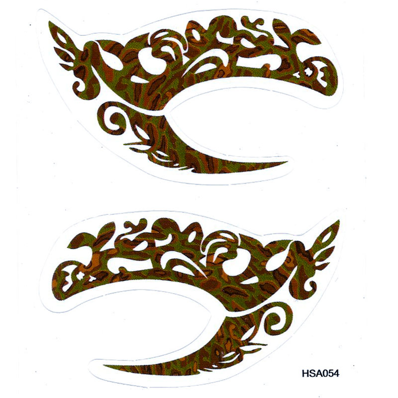 HSA054 Non-Toxic Tattoo Sticker Custom Floral Non-Toxic Temporary Face Temporary Eye Tattoo Sticker