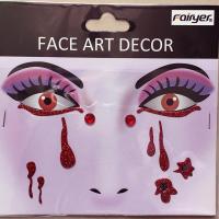 Halloween children adult people face sticker HW-EYE-005