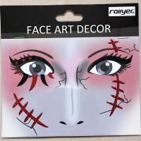 Halloween children adult people face sticker HW-EYE-006