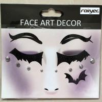 Halloween children adult people black eye sticker face sticker  HW-EYE-008