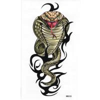 HM-033 Waterproof Temporary Snake arm tattoo stickers