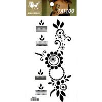 HM1071 fake tattoo waterproof temporary flower tattoo sticker