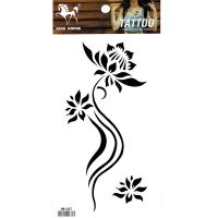 HM1067 Waterproof Temporary black flower arm tattoo sticker new fashion tattoo stciker