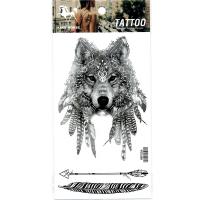 HM1056 New fashion wolf men arm fake tattoo sticker waterproof leg tattoos