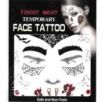 Halloween tempoary face tattoo sticker fake tattoo