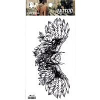 HM1147 Waterproof temporary eagle back tattoo sticker ladys waterprint fake tattoo sticker