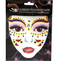 FST008 fashion glitter acrylic face tattoo diamond sticker