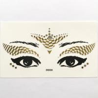 DG024 Gold white silver eye face decoration sticker Face Jewels Rhinestones Adhesive Crystal Sexy Eyeshadow Gold Makeup Eye Sticker