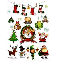 SD-2007 Temporary tattoo sticker Waterproof Temporary Tattoo sticker Merry Christmas Santa Claus deer candle snowman tree tatto flash tatoo fake-tattoo sticker