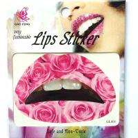 GL001-020 Temporary lip tattoo sticker