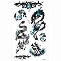 HM030 Waterproof temporary dragon tattoo sticker