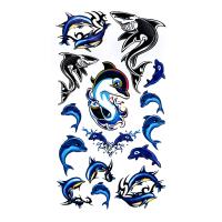 HM056 Temporary Dolphin Tattooo sticker