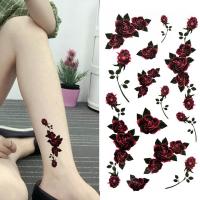 HM193 Temorary rose tattoo stickers